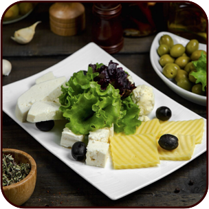 Cheeses and Olives